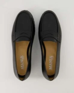 Mania Exclusive Slipper In Schwarz -Tretter Geschaft T 26010000251 pic11