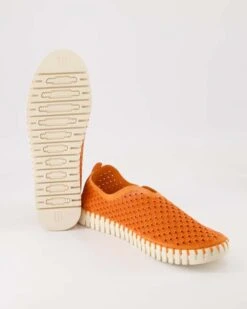 Ilse Jacobsen Slip On In Orange -Tretter Geschaft T 26076400002 pic12